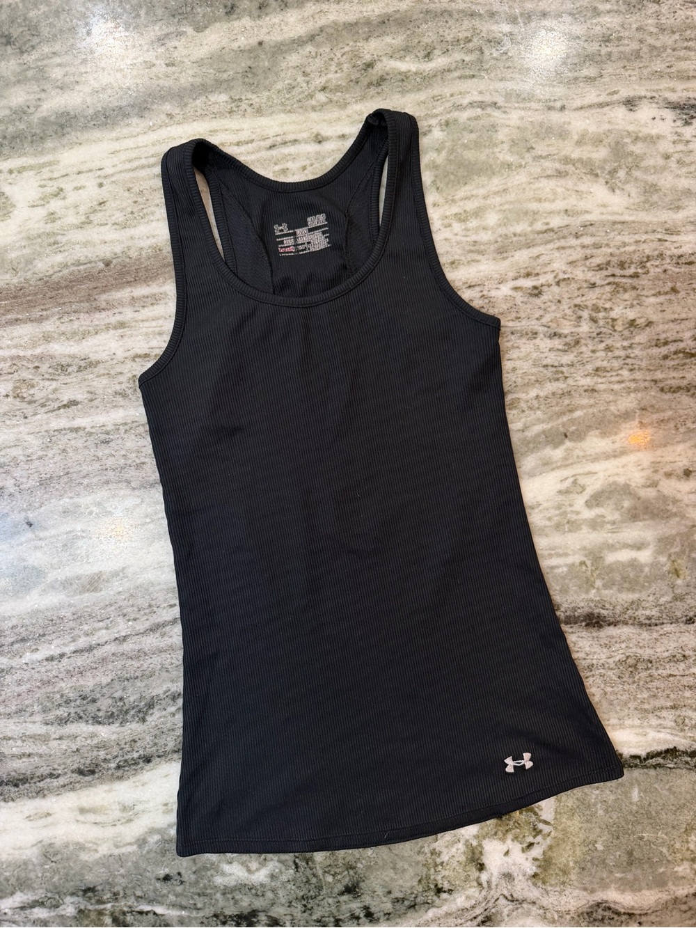 Under Armour Women’s Black Ribbed Tank Top